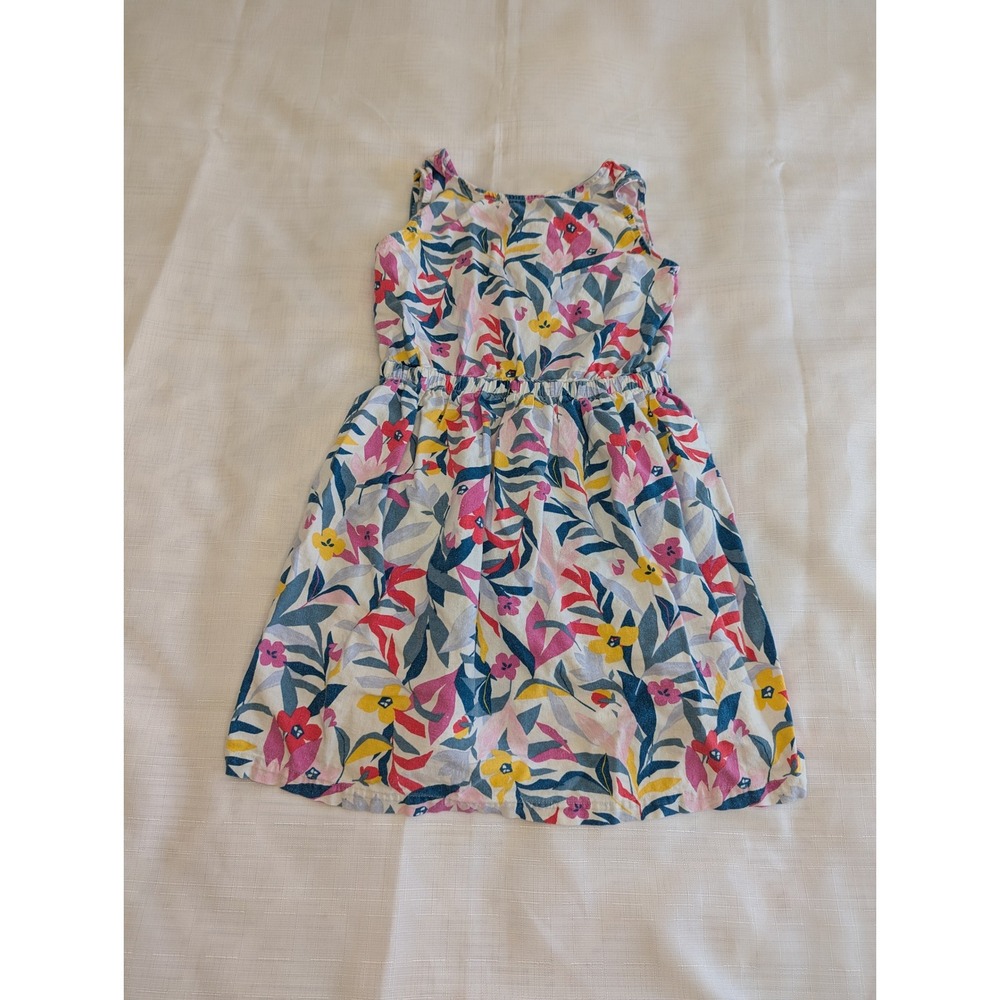 Carter's Girls Floral‎ Linen Blend Dress